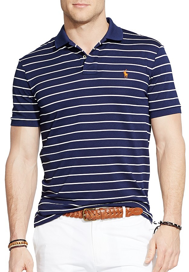 Polo ID 010 – striped-mesh-polo-shirt-slim-fit – MAASS BD APPAREL